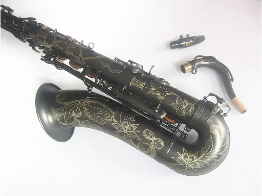 Tenor Saxophone Japan Suzuki Bb Flat Sax Matt Black Musical instrument