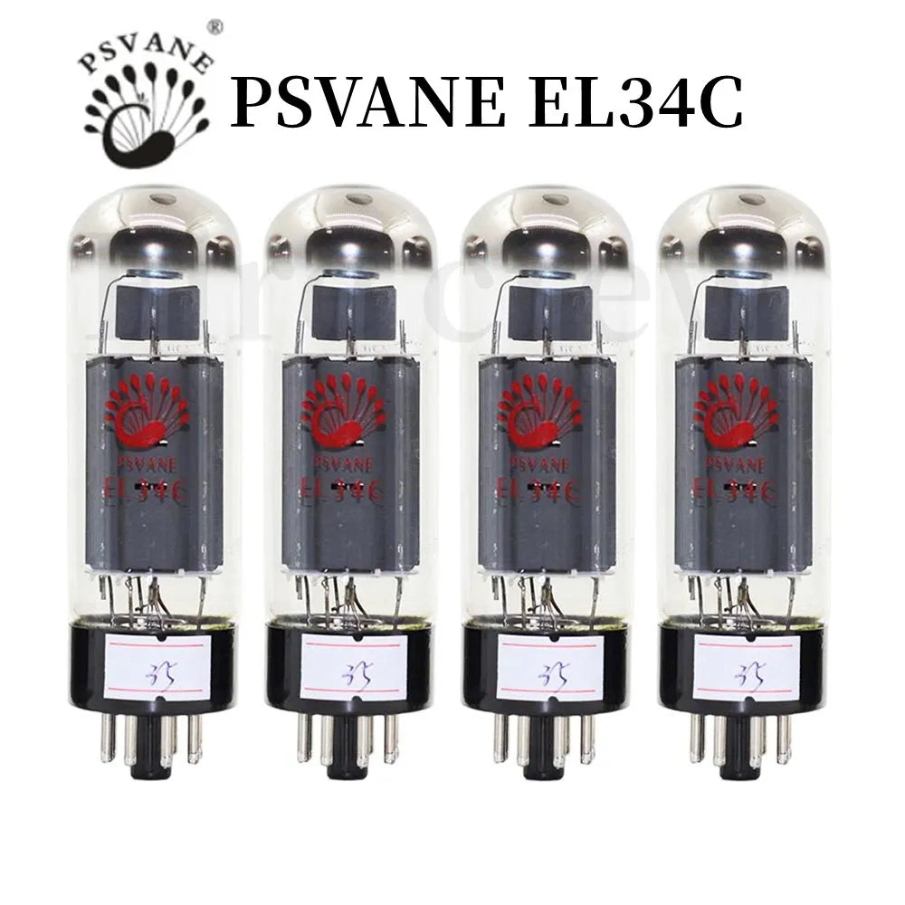 Fire Crew PSVANE EL34C VacuumTube Audio Valve Replaces 5881 6L6G 6CA7 KT77 EL34 Tube Amplifier HIFI Audio Amplifier Matched Quad