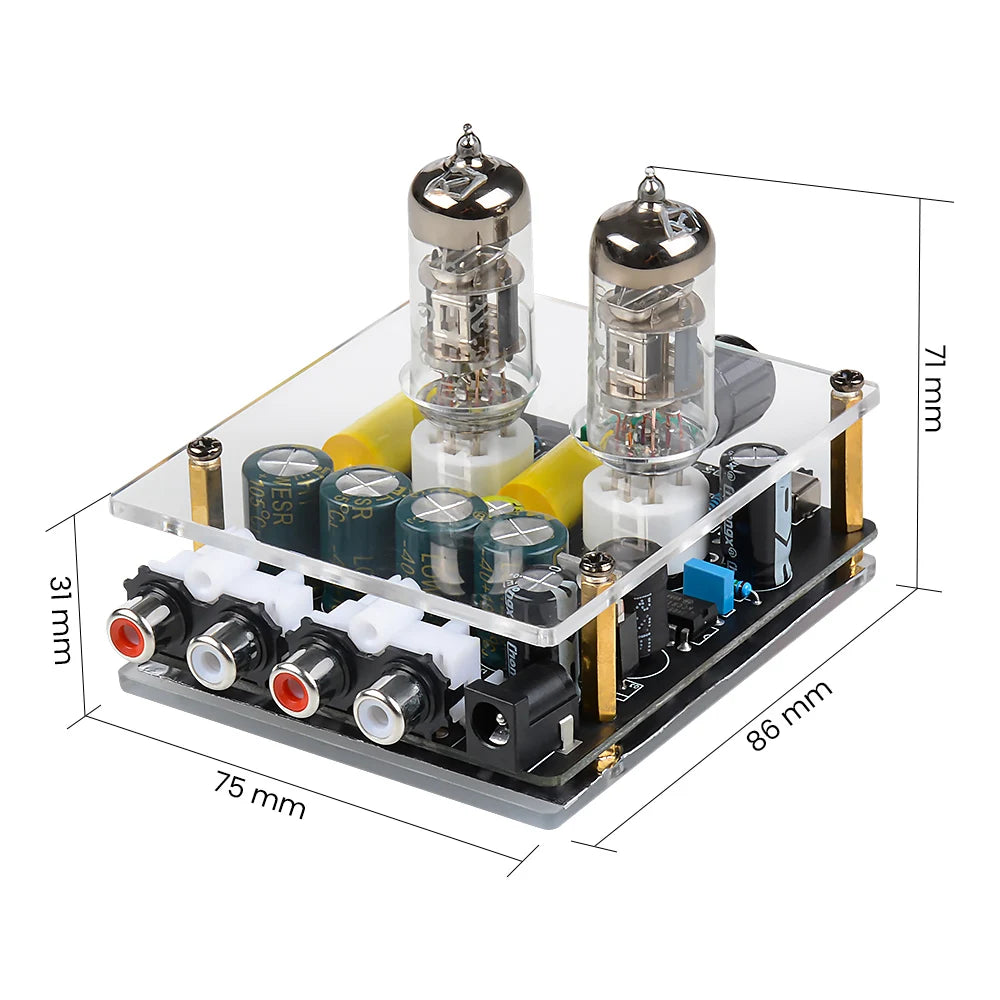 AIYIMA Upgraded 6A2 Tube Preamplifier Amplifiers HiFi Preamp Bile Buffer Audio Amp Speaker Sound Amplifier Home Theater DIY