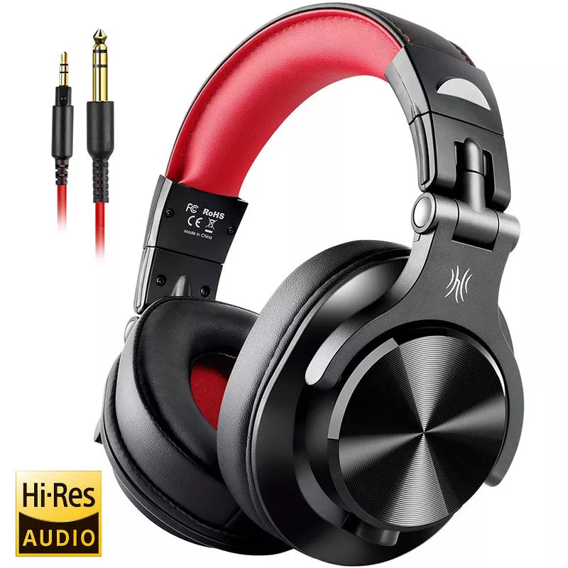 Oneodio Wired Over Ear Headphone With Mic Studio DJ Headphones Professional Monitor Recording & Mixing Headset For Gaming