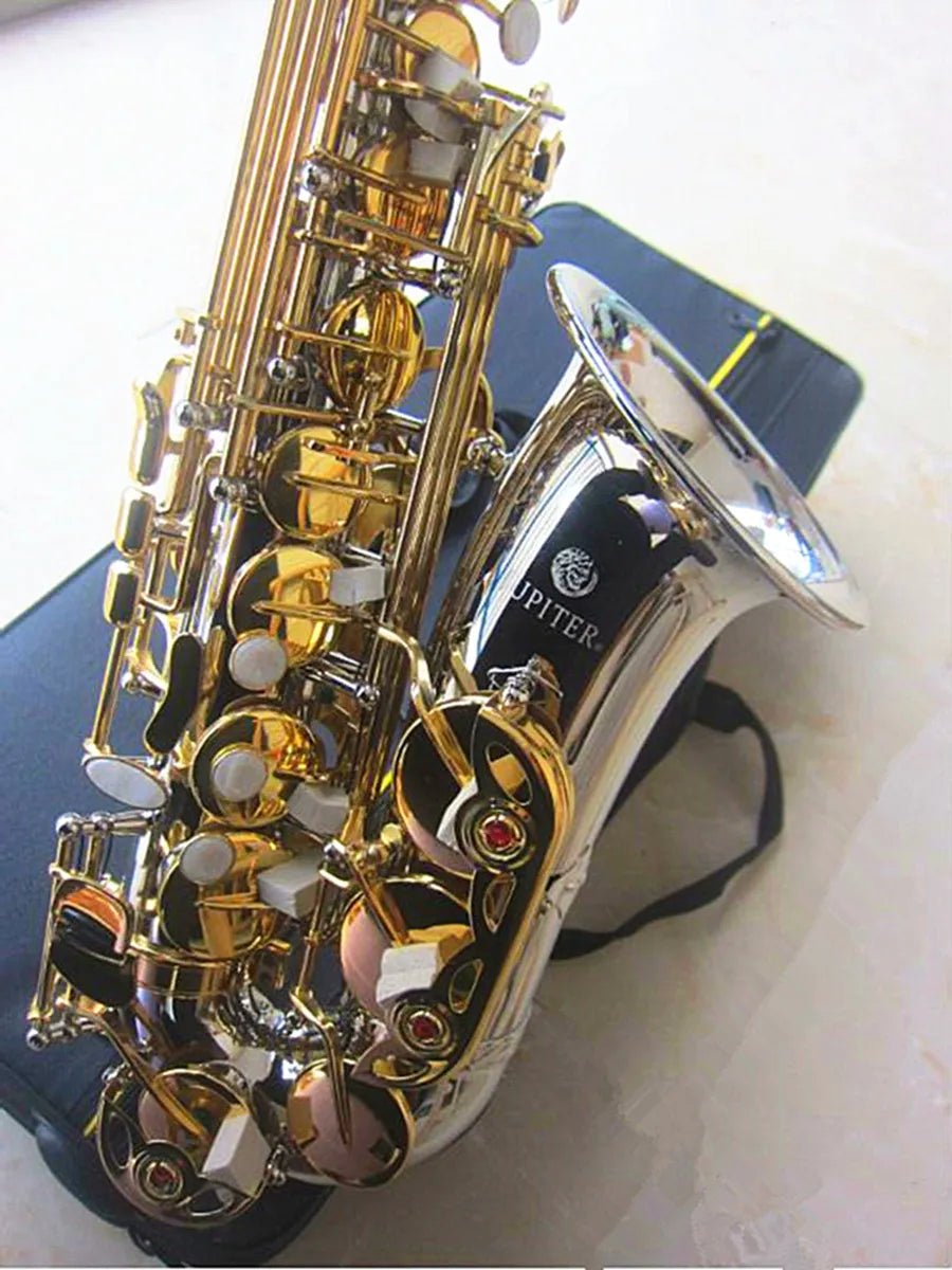 New E Flat Alto Saxophone JUPITER High Quality Eb Sax Brass Nickel