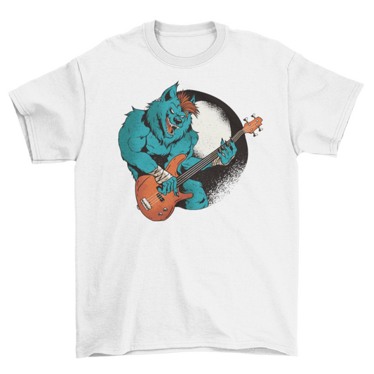 Werewolf Guitarist T-Shirt