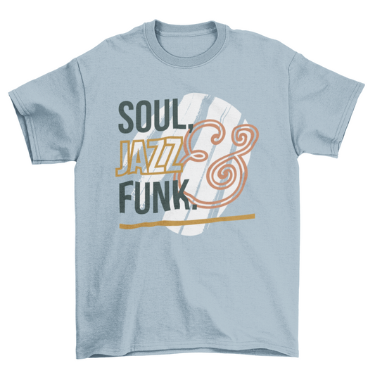 Soul jazz funk t-shirt
