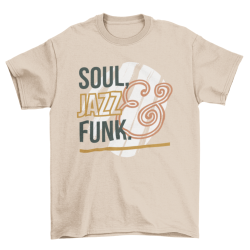 Soul jazz funk t-shirt