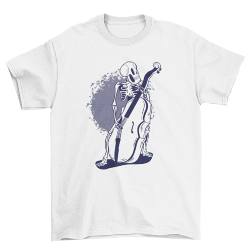 Skeleton cello t-shirt