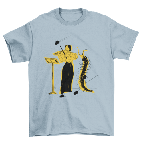 Violinist insect t-shirt