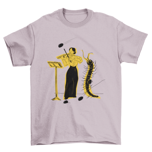 Violinist insect t-shirt