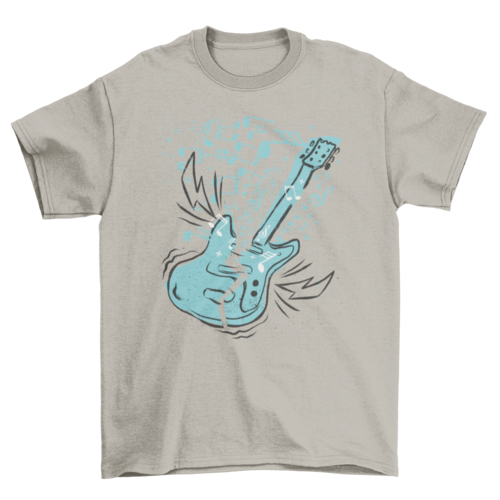 Music guitar t-shirt design