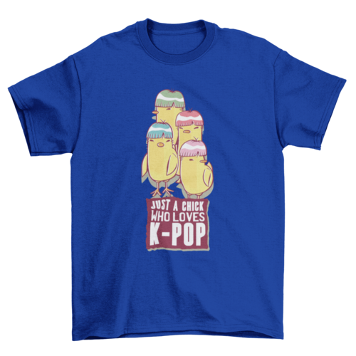 Kpop chick t-shirt design