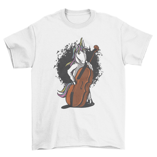 Unicorn cello t-shirt