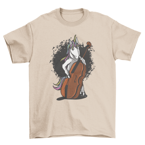 Unicorn cello t-shirt