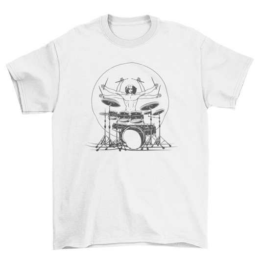 Drummer playing t-shirt
