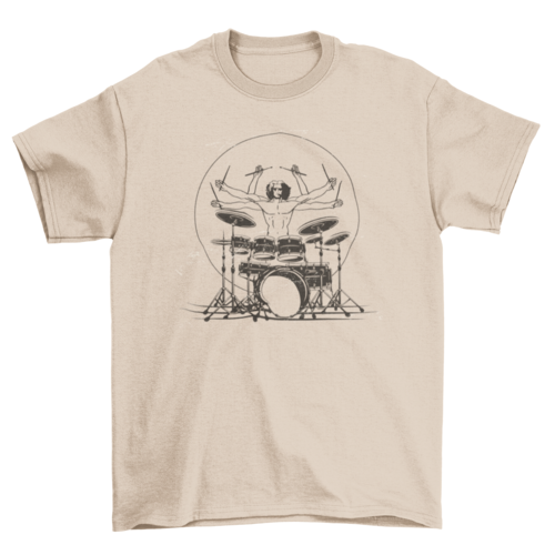 Drummer playing t-shirt