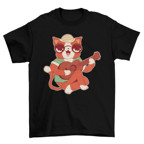 Ukelele Cat T-shirt