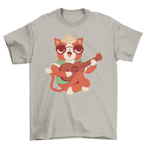 Ukelele Cat T-shirt