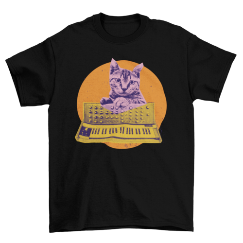 Cat Synthesizer T-shirt