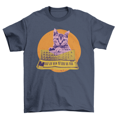 Cat Synthesizer T-shirt
