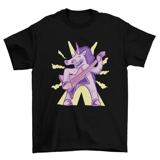 Unicorn Rocker T-shirt Design