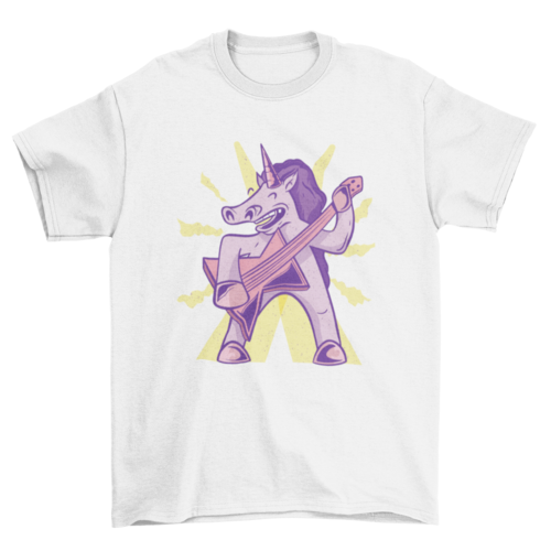 Unicorn Rocker T-shirt Design