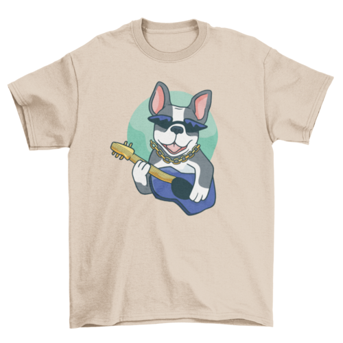 Bulldog guitarist t-shirt