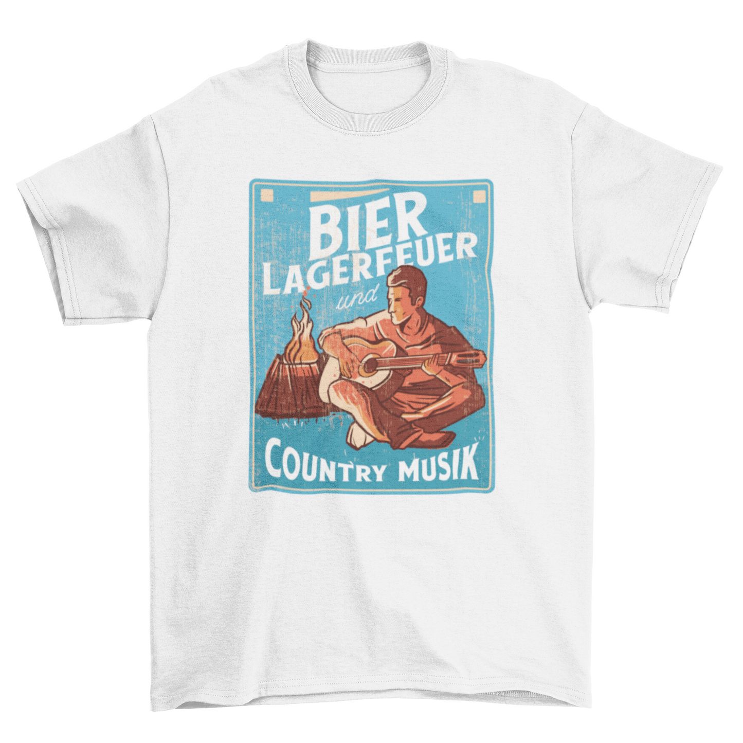Campfires and country music t-shirt