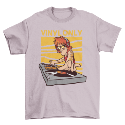 Vinyl DJ quote t-shirt