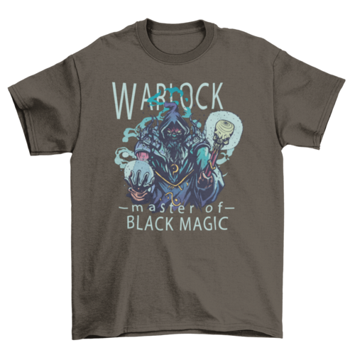 Warlock black magic t-shirt