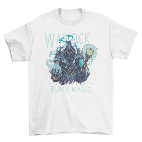 Warlock black magic t-shirt