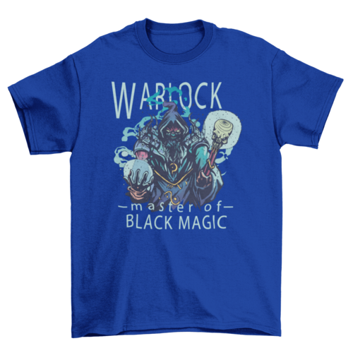 Warlock black magic t-shirt