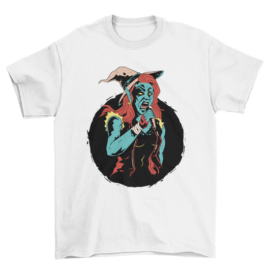 Witch singer musician t-shirt