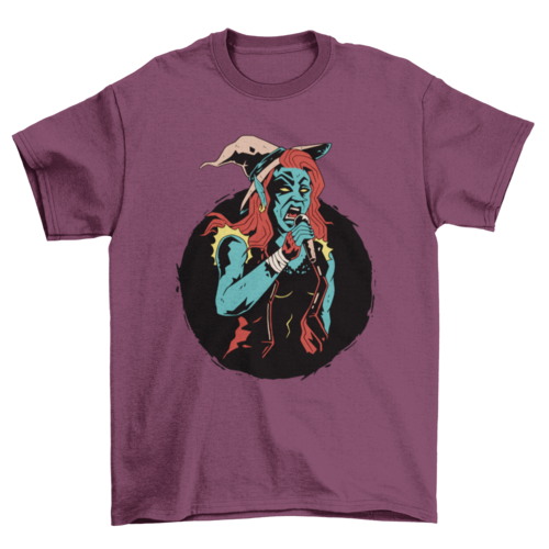 Witch singer musician t-shirt