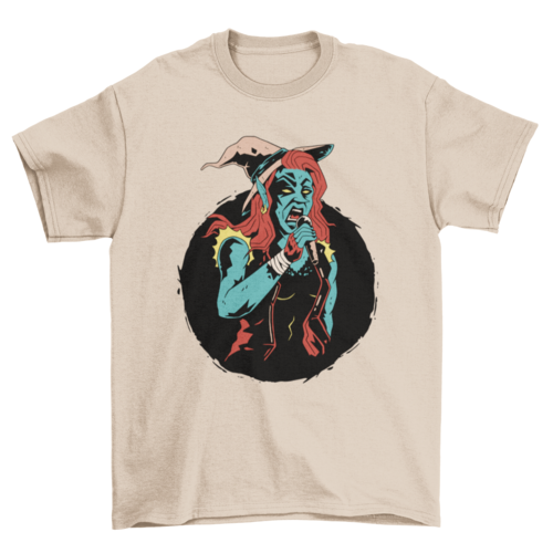 Witch singer musician t-shirt