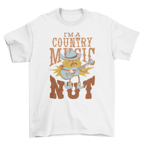 Country music character t-shirt