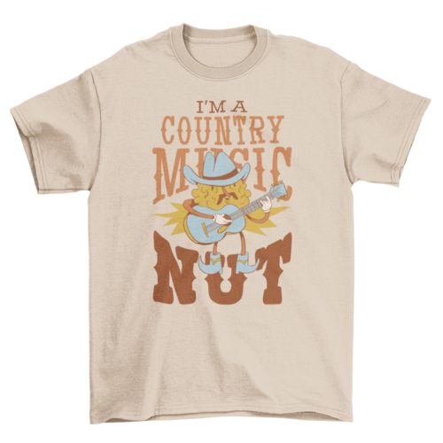 Country music character t-shirt