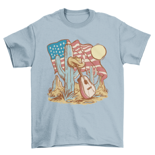 Western country music t-shirt