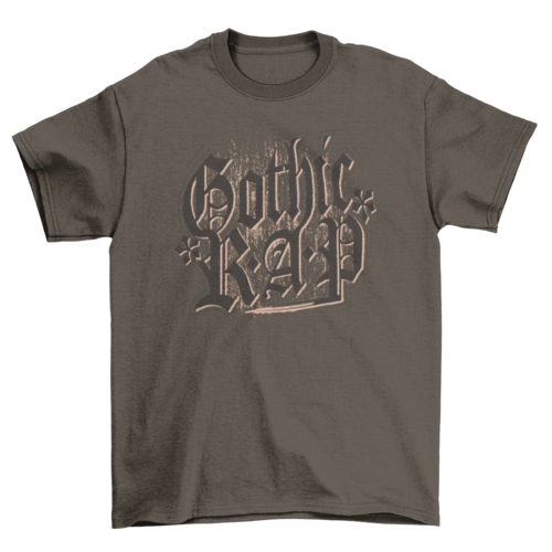 Gothic rap t-shirt