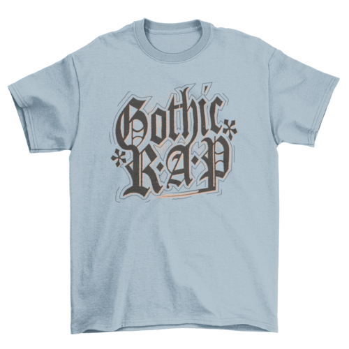 Gothic rap t-shirt