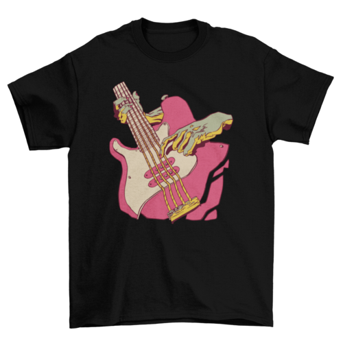 Bass guitar instrument t-shirt