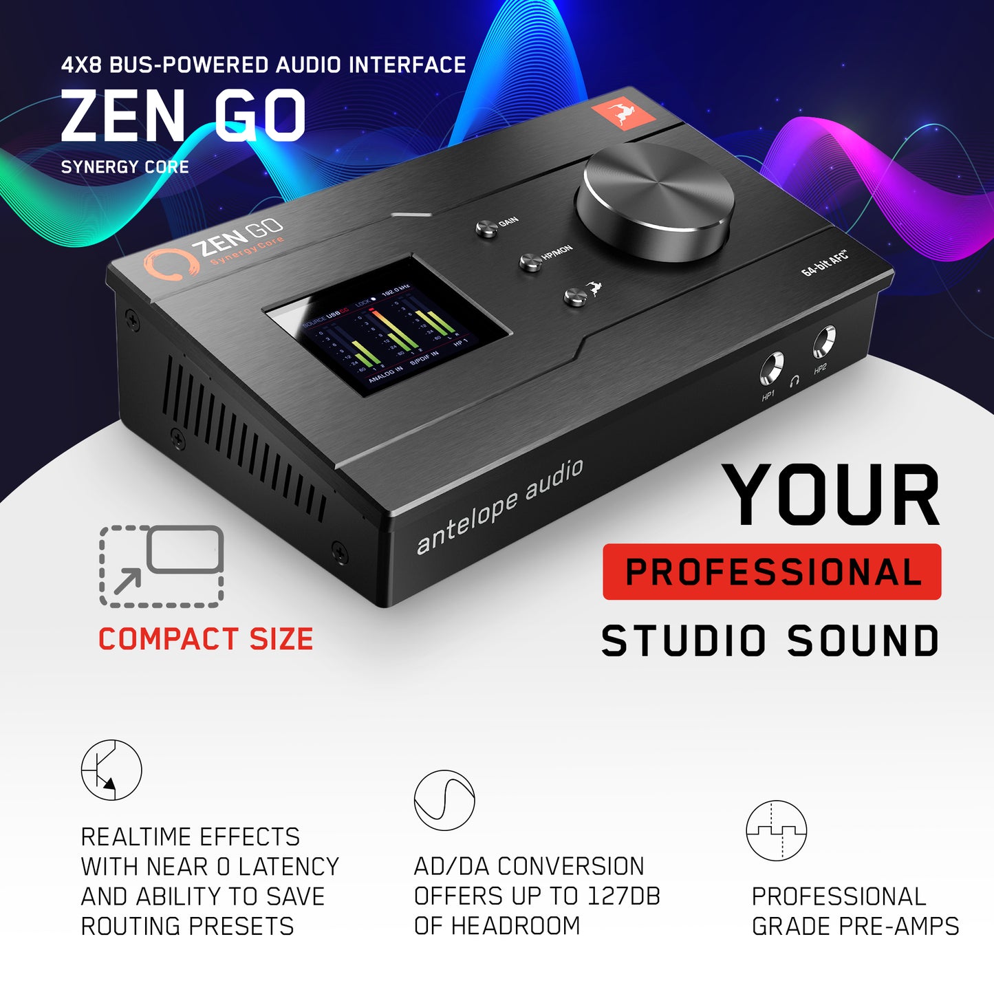 Antelope Audio - Zen Go | Thunderbolt Audio Interface