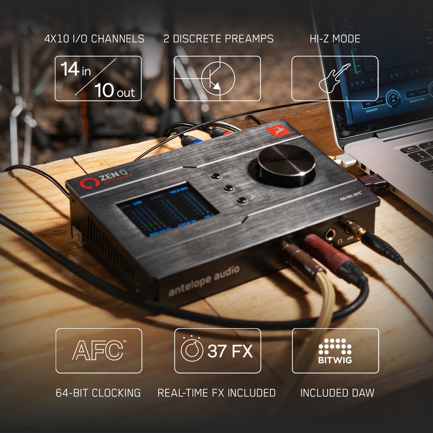 Antelope Audio - Zen Q | 14x10 USB Audio Interface