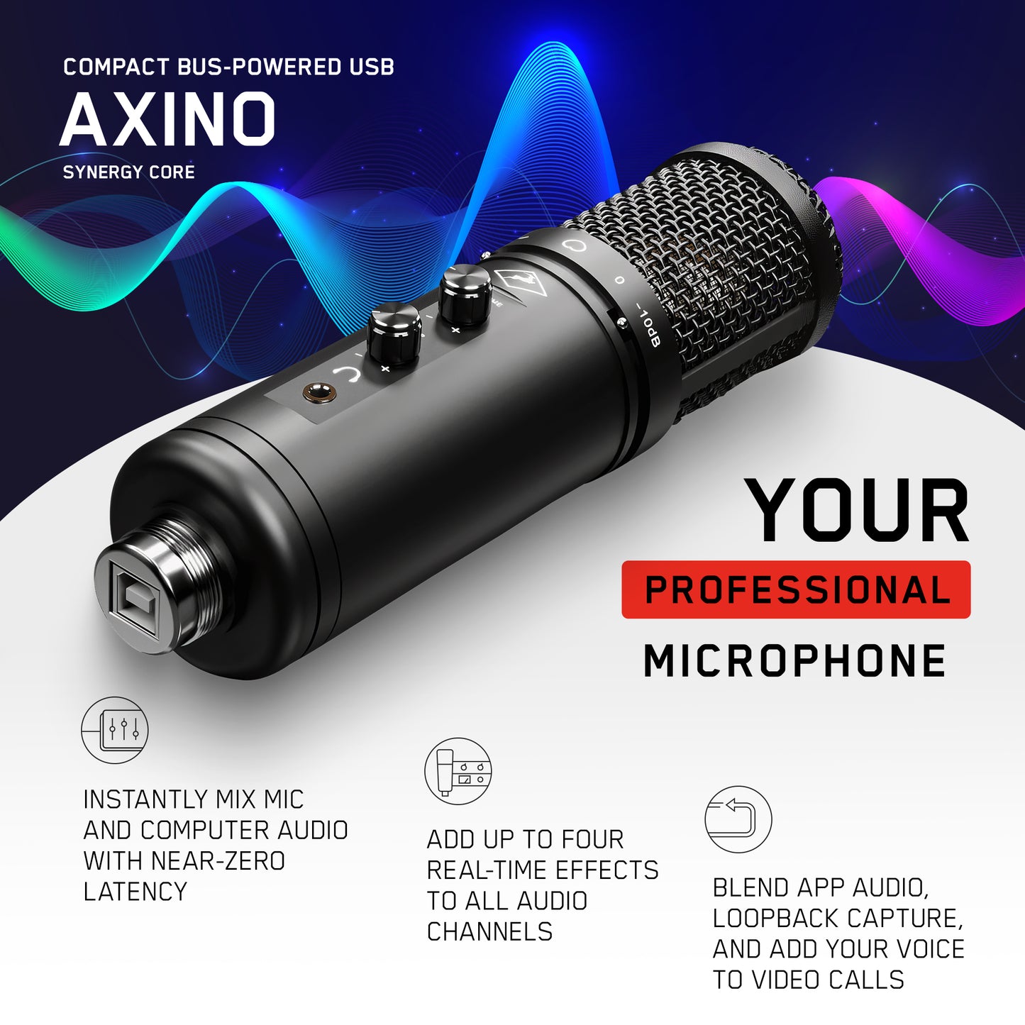 Antelope Audio - Axino recording system | Podcast microphone
