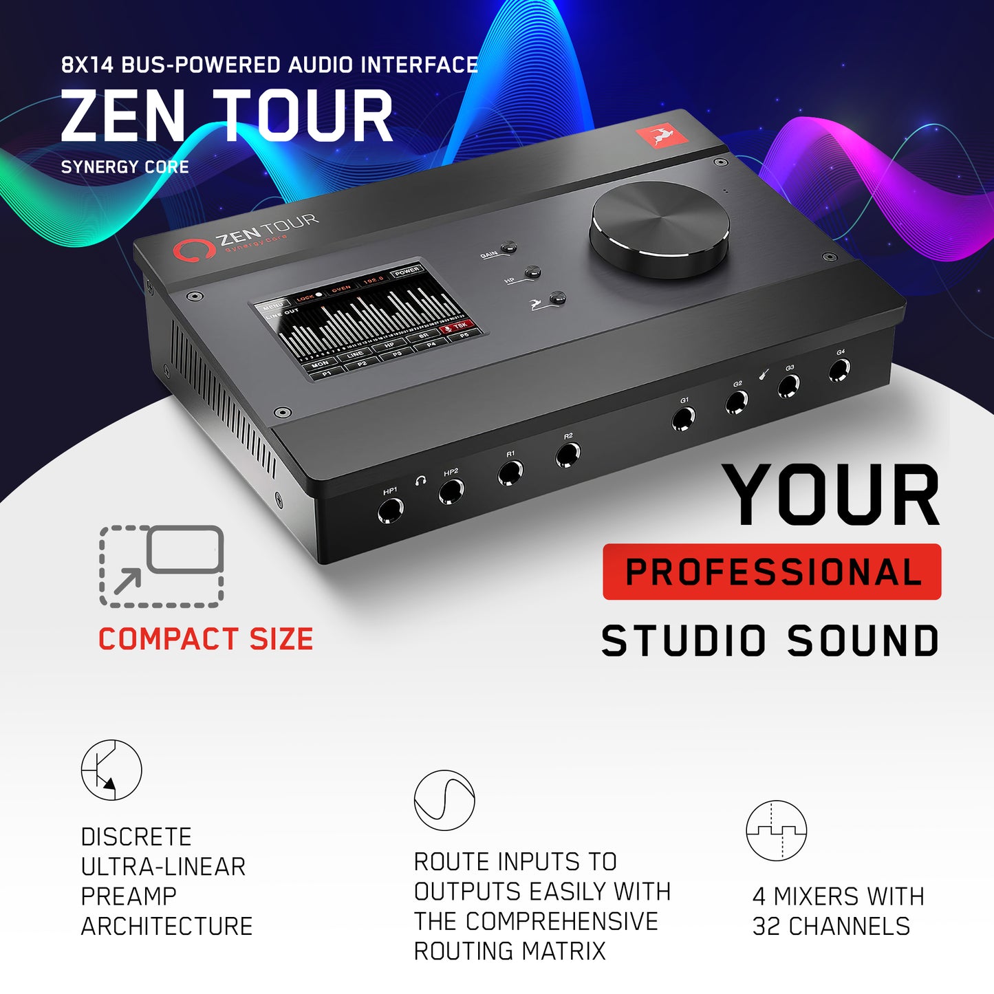 Antelope Audio - Zen Tour | 18x26 Thunderbolt Audio Interface