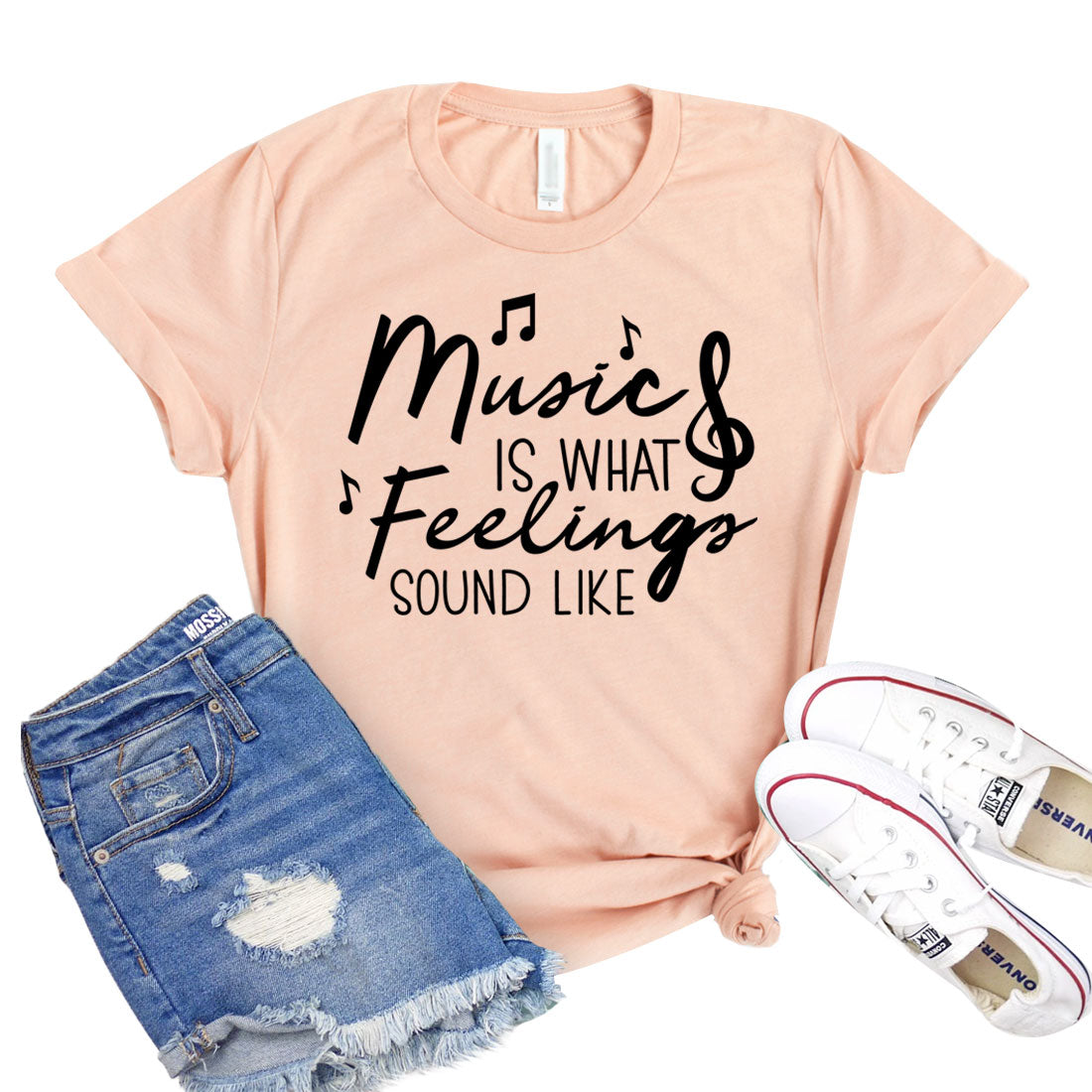 Music Is What Feelings Sound Like T-shirt