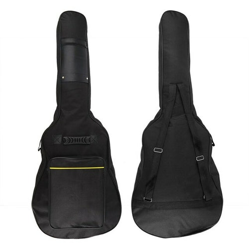 41 Inch Classic 5mm Thick Padded Canvas Guitar Bag Backpack With