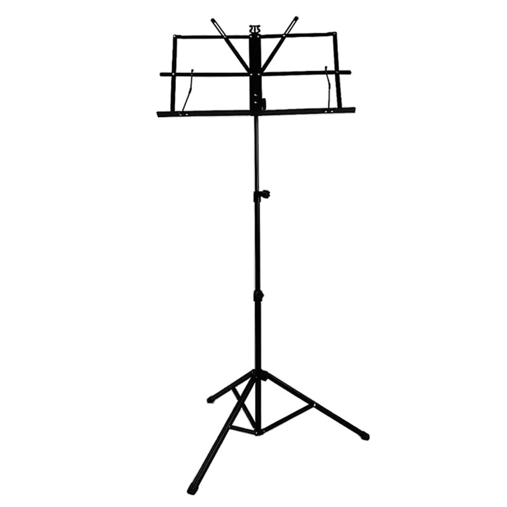 Black Adjustable  Music Sheet Tripod Stand Music Stand Holder Height