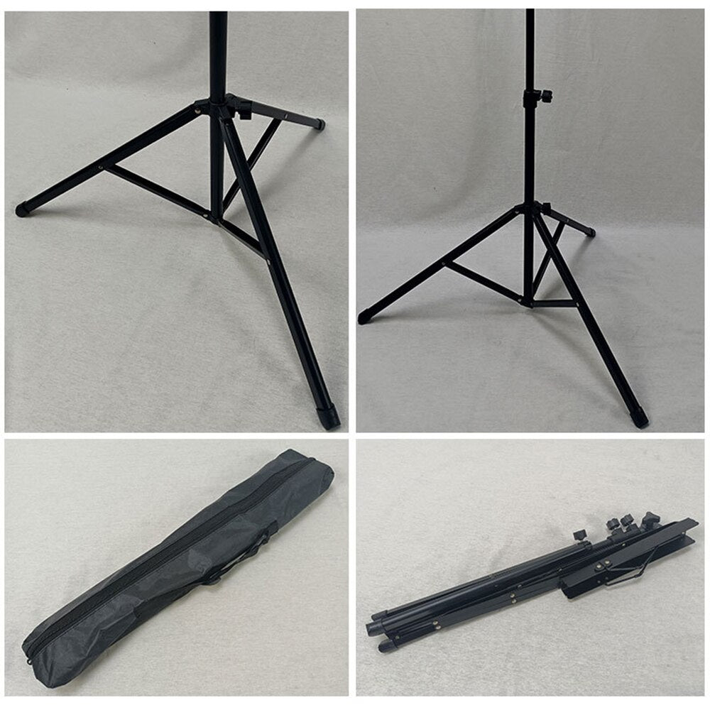 Black Adjustable  Music Sheet Tripod Stand Music Stand Holder Height