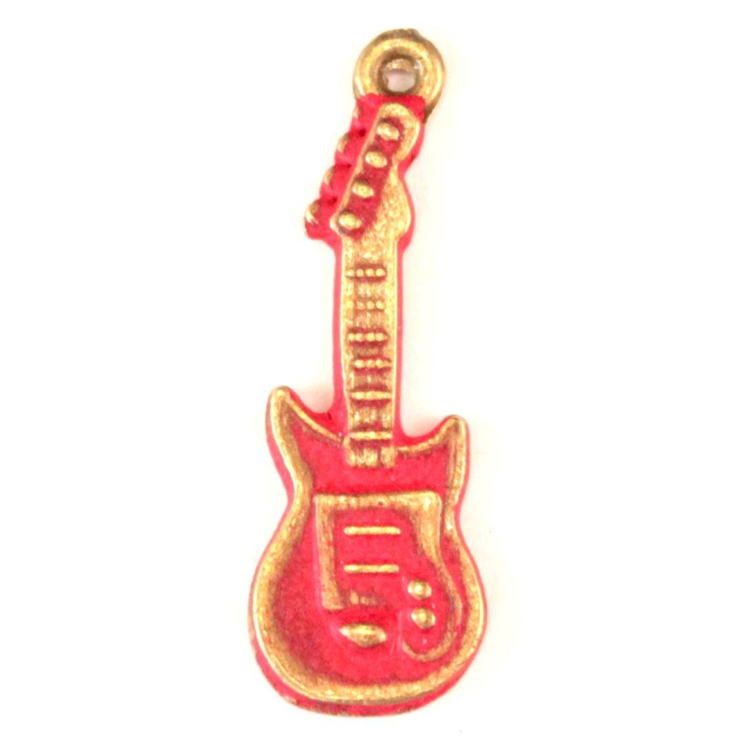 Electric Guitar Charm Bracelet, Necklace, or Charm Only