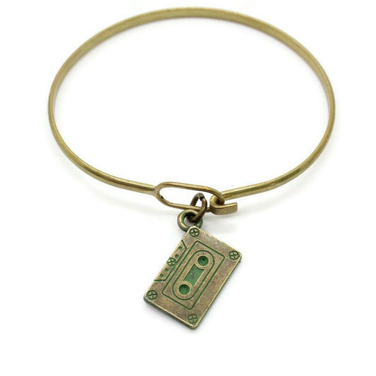Cassette Tape Charm Bracelet, Necklace, or Charm Only