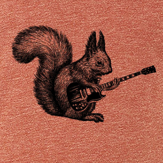 Squirrel Playing Guitar- men's