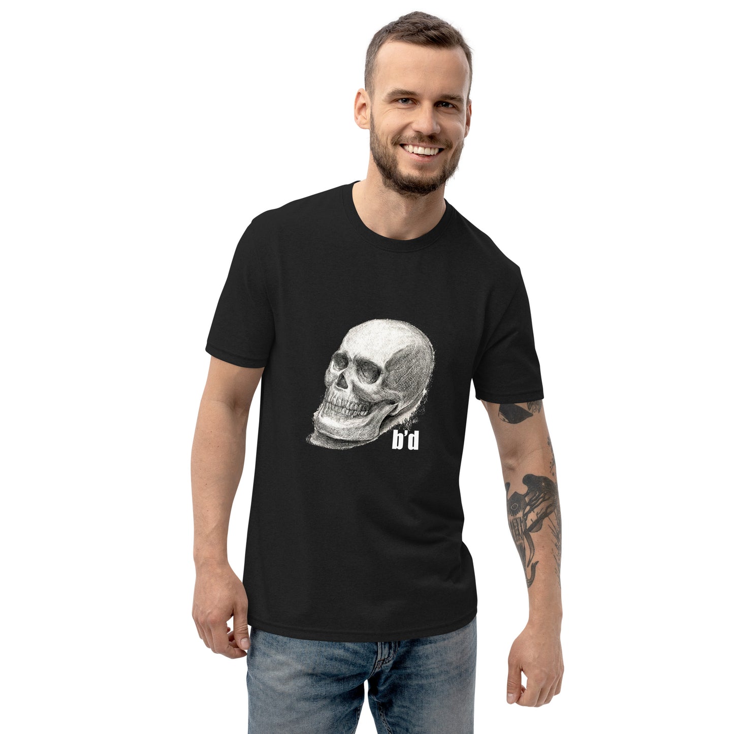 Skull unisex recycled t-shirt